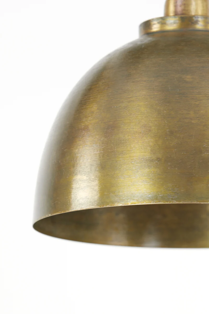 Hanging lamp 30x26 cm KYLIE raw old bronze - Image 5