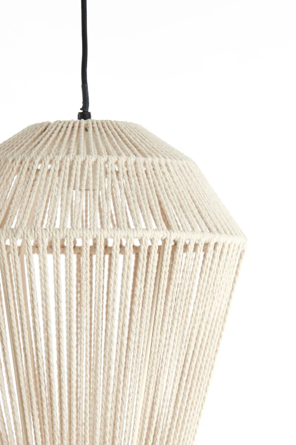 Hanging lamp 30x37 cm DEYA cream - Image 3