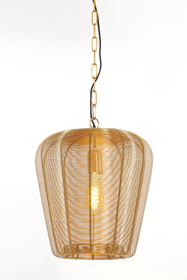 Hanging lamp 31x37 cm ADETA gold - Image 8
