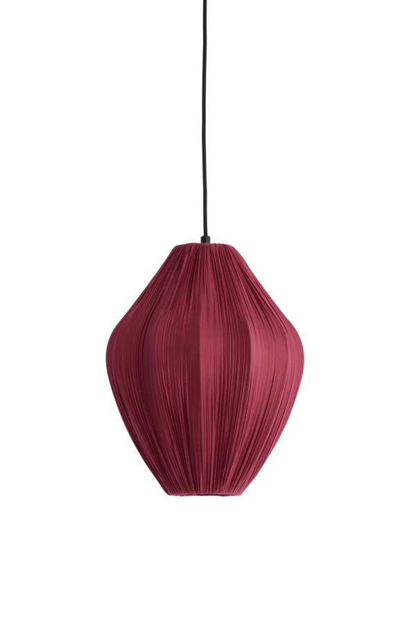 Hanging lamp 31x38 cm VERITA burgundy