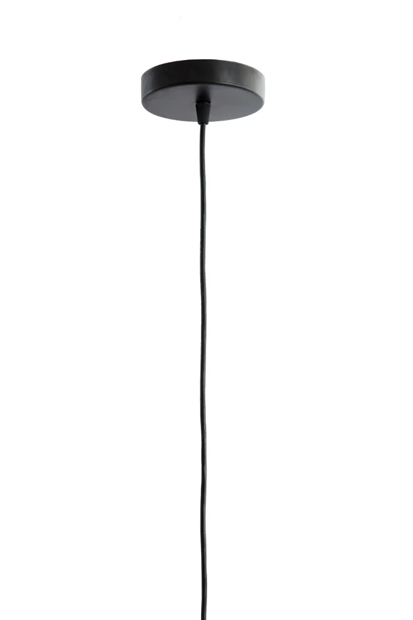 Hanging lamp 32x60 cm SENDAI sand+bamboo natural - Image 6