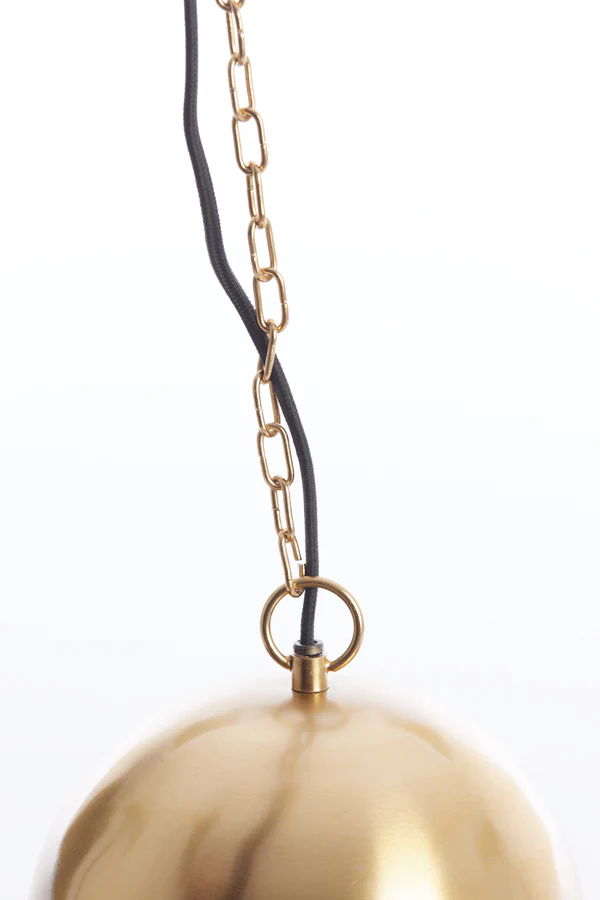 Hanging lamp 33x38 cm CETARA beads orange+bronze - Image 4