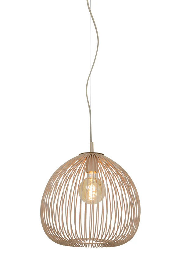 Hanging lamp 34x35 cm RILANA matt beige - Image 8
