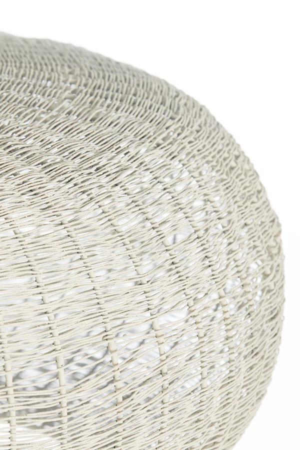 Hanging lamp 35x21,5 cm PIEDRA cream - Image 4