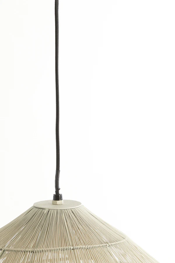 Hanging lamp 36x29 cm ALAMEDA cream - Image 5