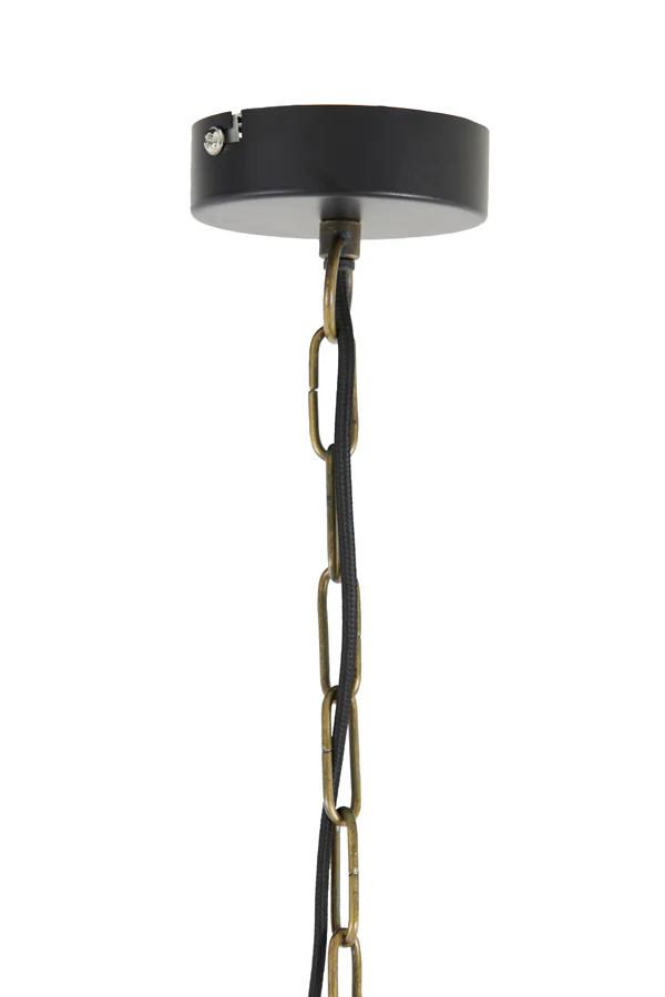 Hanging lamp 36x40 cm ALVARO antique bronze - Image 8