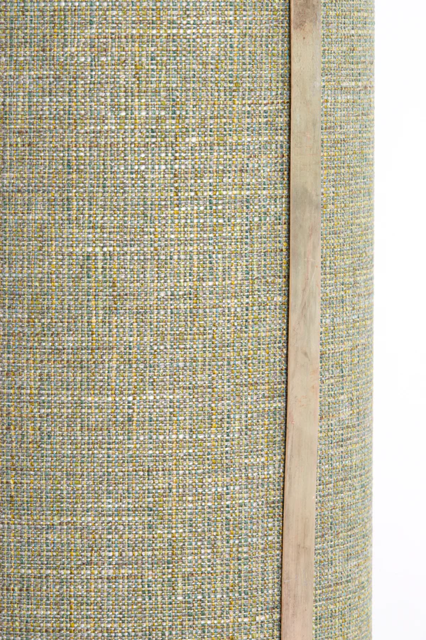 Hanging lamp 37x66 cm SENDAI green+bamboo natural - Image 4