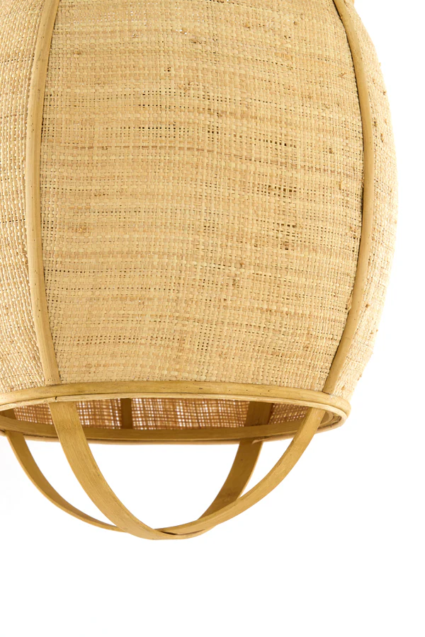 Hanging lamp 38,5x55 cm BOZONA rattan natural - Image 5