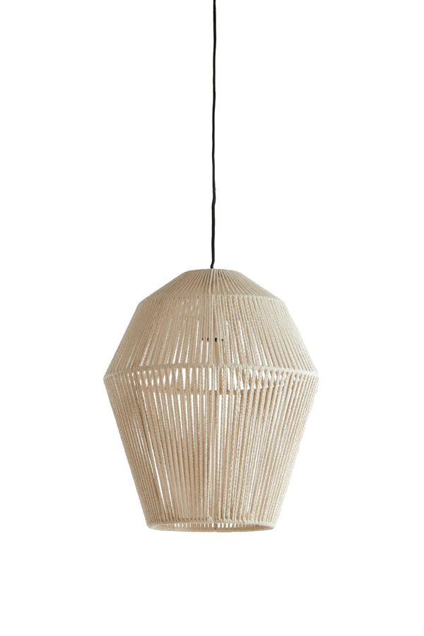 Hanging lamp 38x45 cm DEYA cream