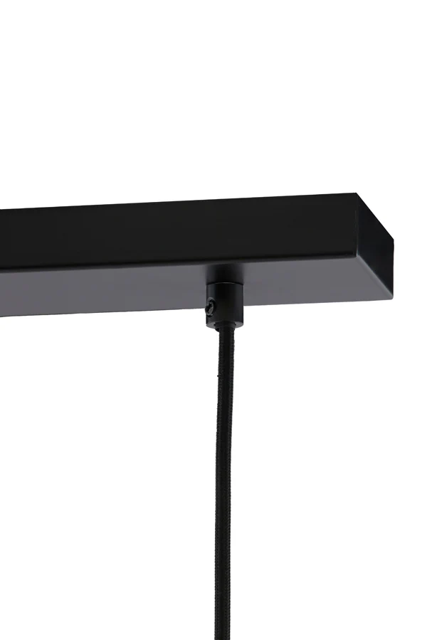 Hanging lamp 3L 100x16,5x32 cm LUKARO antique bronze+smoked - Image 5
