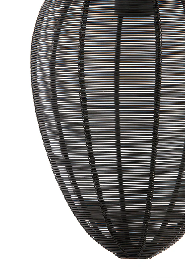 Hanging lamp 3L 80x20x33 cm YAELLE matt black - Image 5