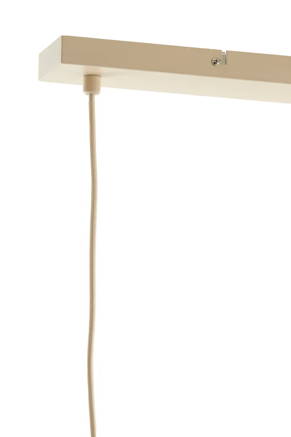 Hanging lamp 3L 80x8x40 cm ITELA sand - Image 3
