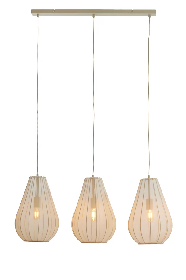 Hanging lamp 3L 80x8x40 cm ITELA sand - Image 8