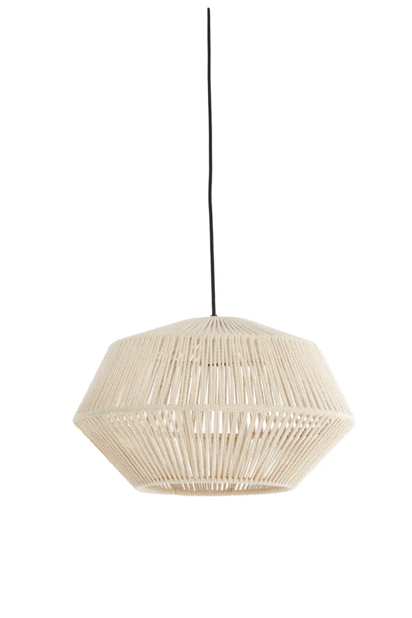 Hanging lamp 40x24 cm DEYA cream
