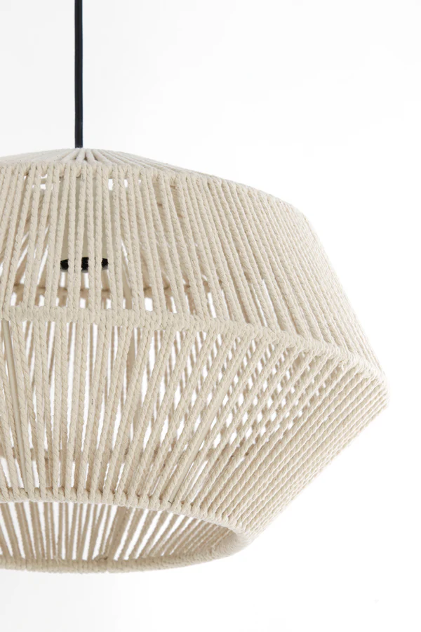 Hanging lamp 40x24 cm DEYA cream - Image 2