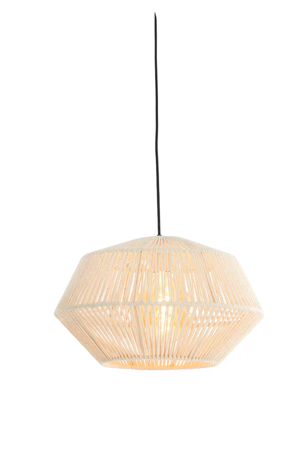 Hanging lamp 40x24 cm DEYA cream - Image 6