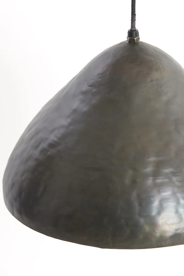 Hanging lamp 40x25 cm ELIMO dark brown bronze - Image 3