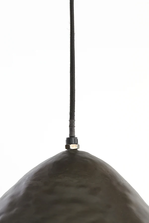 Hanging lamp 40x25 cm ELIMO dark brown bronze - Image 5