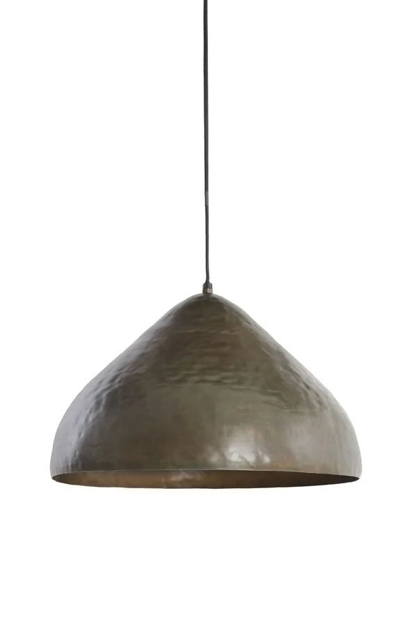 Hanging lamp 40x25 cm ELIMO dark brown bronze - Image 7