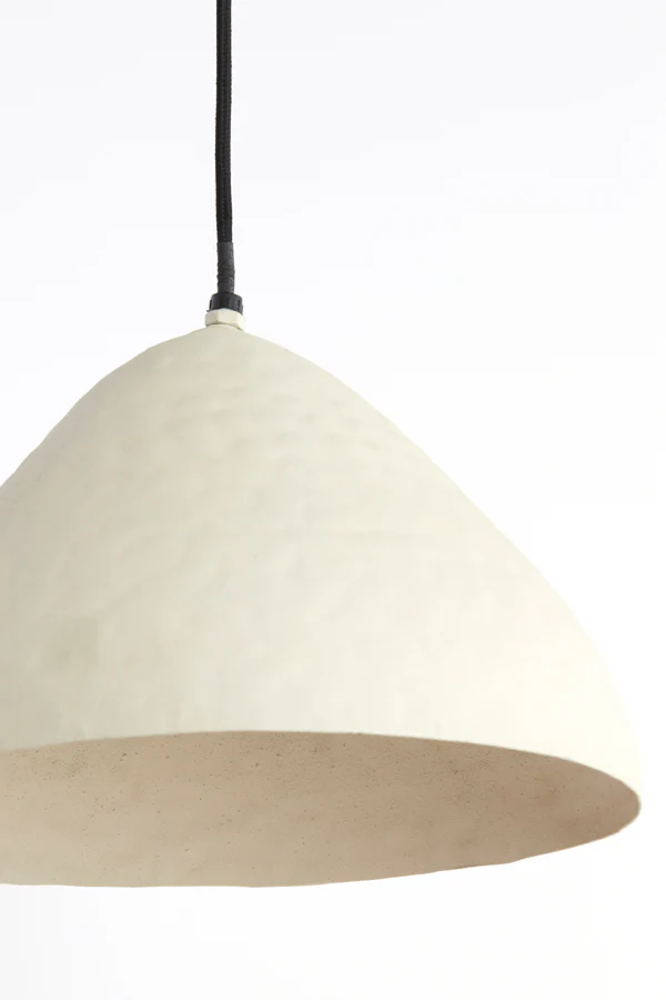 Hanging lamp 40x25 cm ELIMO matt cream - Image 2