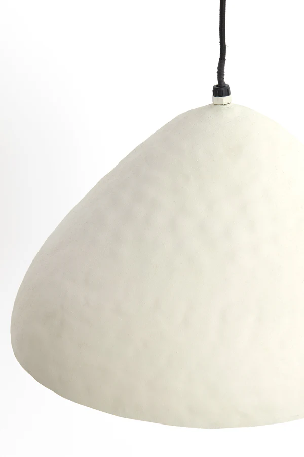 Hanging lamp 40x25 cm ELIMO matt cream - Image 3