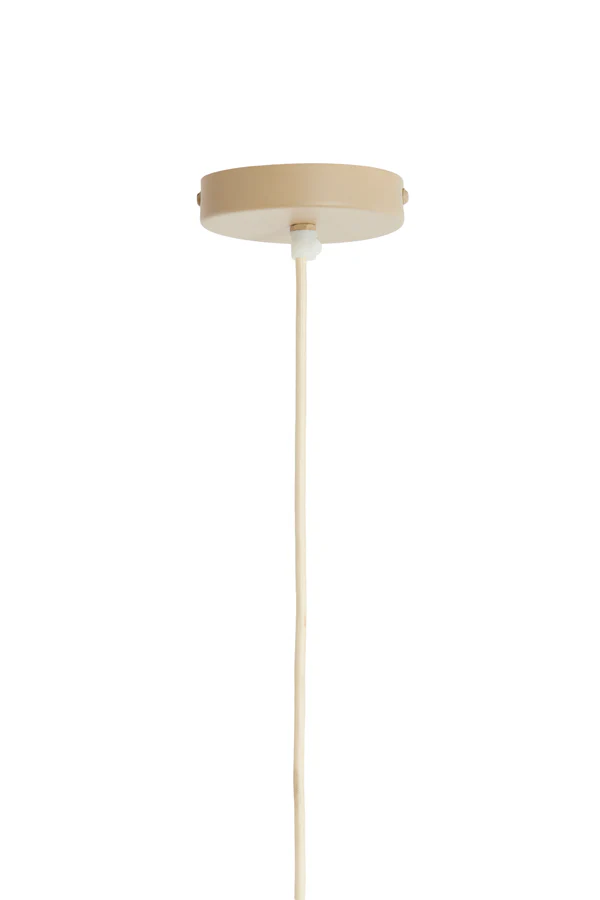 Hanging lamp 40x30 cm ESMIRIA natural+dark brown - Image 2