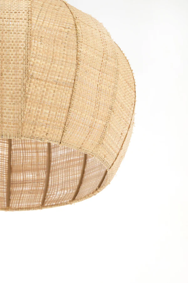 Hanging lamp 42x27 cm RAFAELLA raffia natural - Image 3