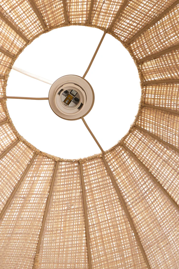 Hanging lamp 42x27 cm RAFAELLA raffia natural - Image 5