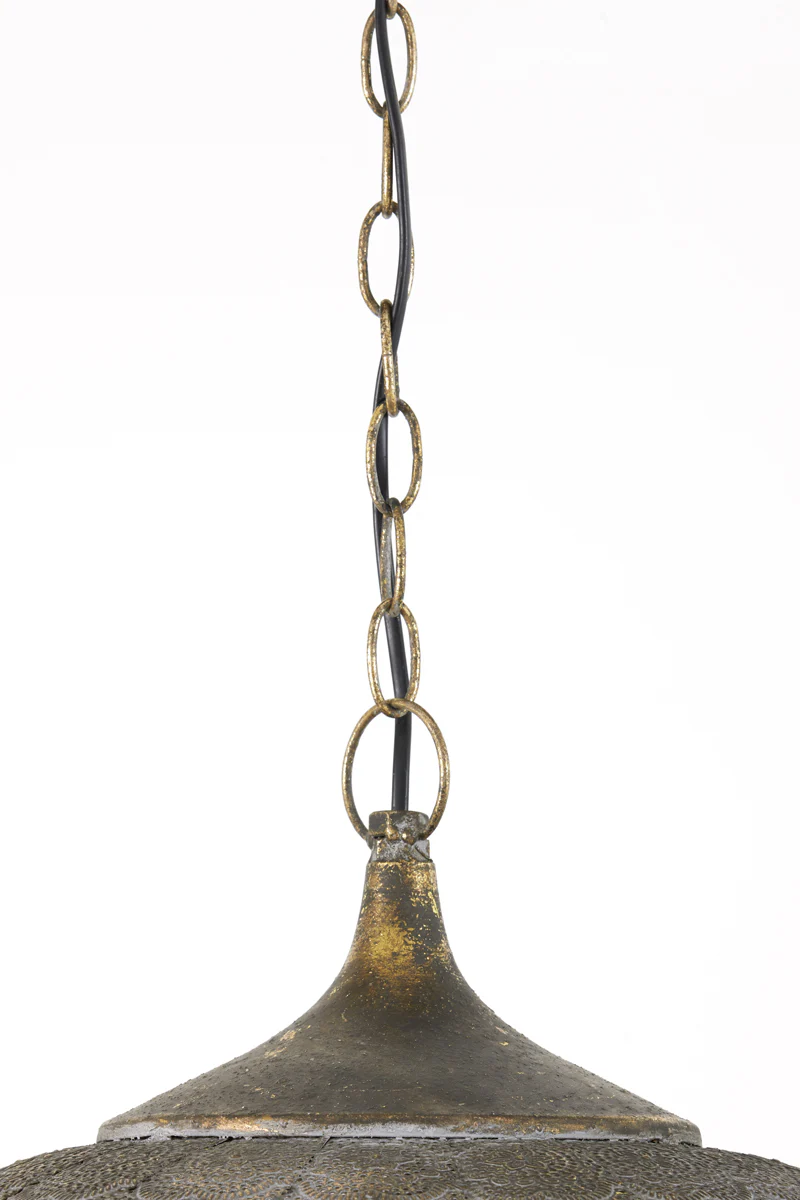 Hanging lamp 43,5x40,5 cm EMINE brown gold - Image 5