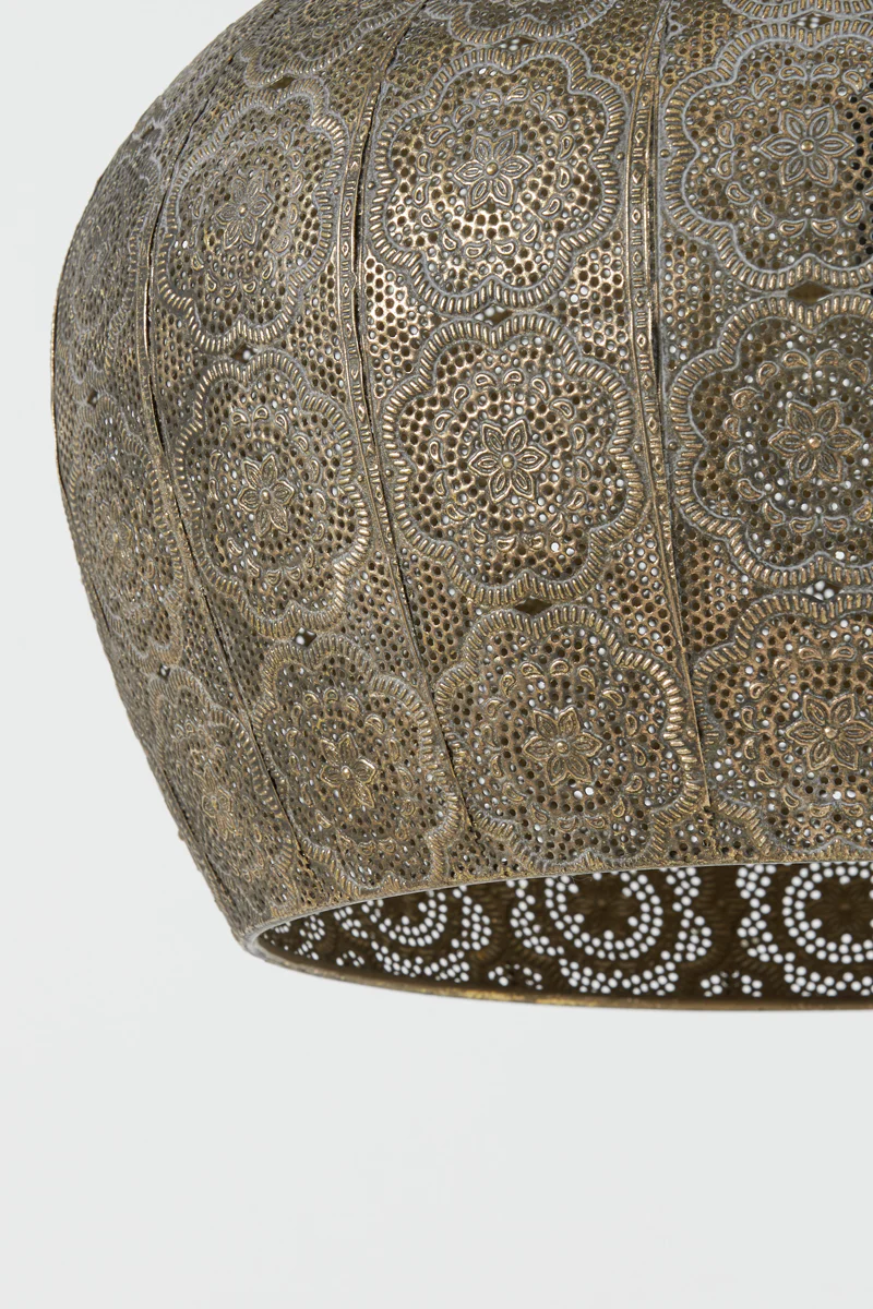 Hanging lamp 43,5x40,5 cm EMINE brown gold - Image 6