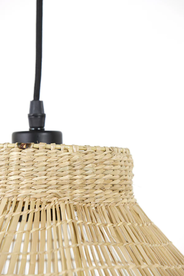 Hanging lamp 45x30 cm LATIKA seagrass natural - Image 2