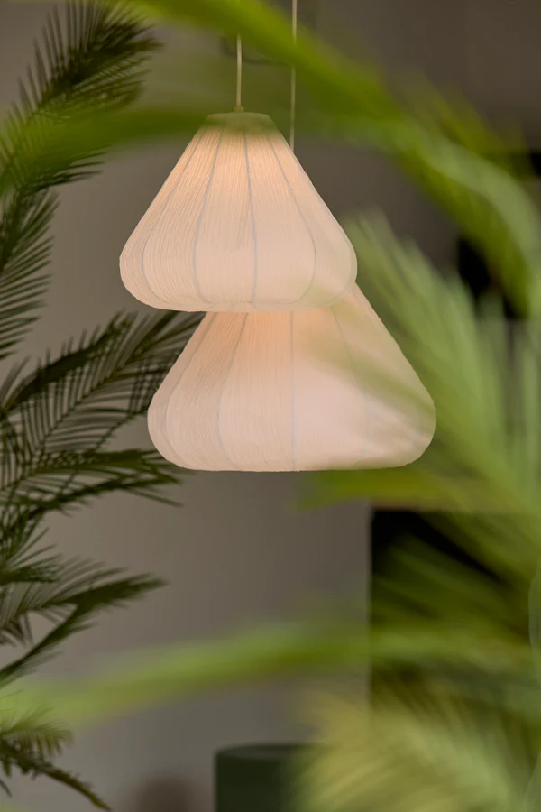 Hanging lamp 45x36 cm SARELLA paper white - Image 8