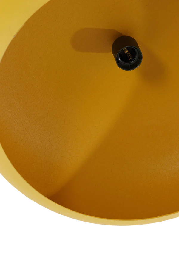 Hanging lamp 46x30 cm NEIVA matt ocher yellow - Image 5