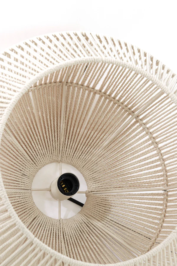 Hanging lamp 49x30 cm DEYA cream - Image 5