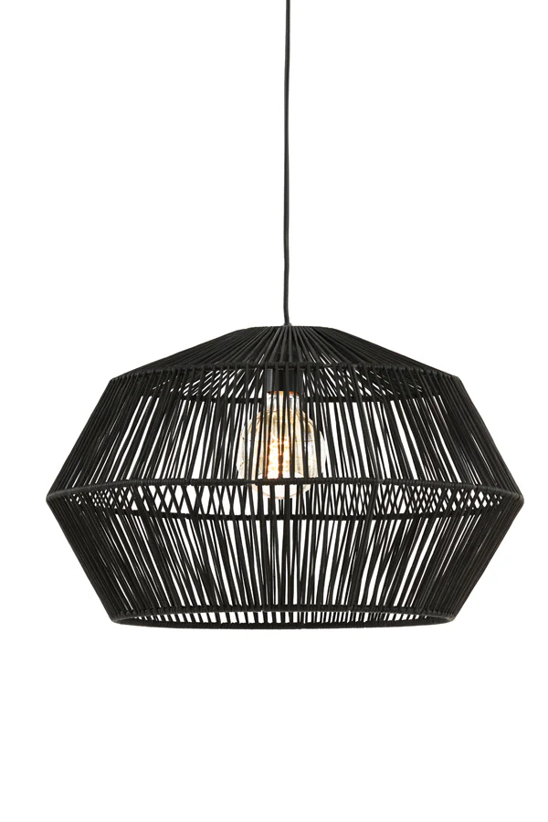 Hanging lamp 49x30 cm DEYA matt black - Image 6
