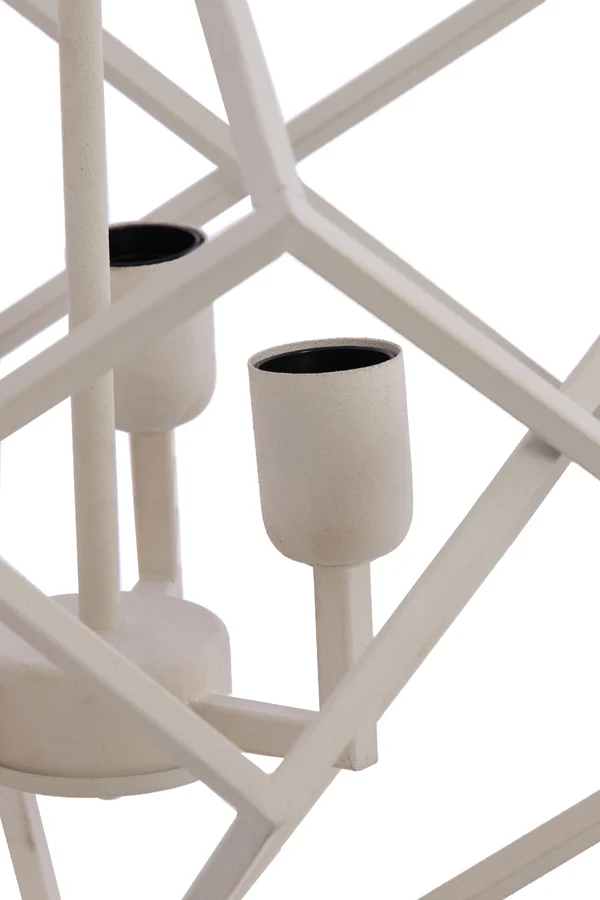 Hanging lamp 4L 61x68 cm DRIZELLA cream - Image 5