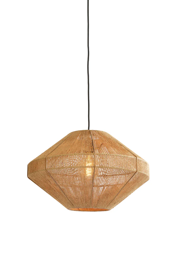Hanging lamp 50x31 cm MALLOW jute natural - Image 7