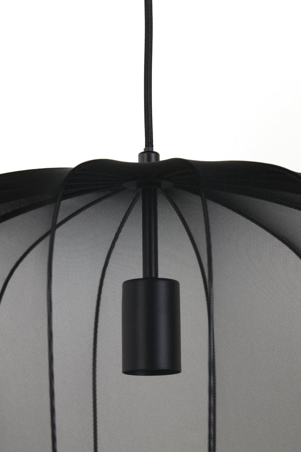 Hanging lamp 50x37,5 cm PLUMERIA black - Image 2