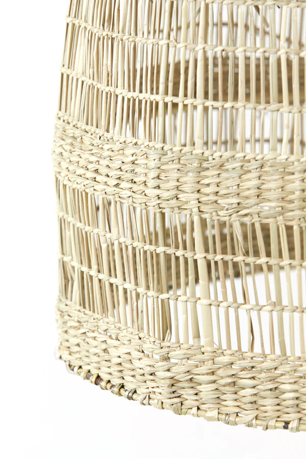 Hanging lamp 50x57 cm SAGAR seagrass natural - Image 3