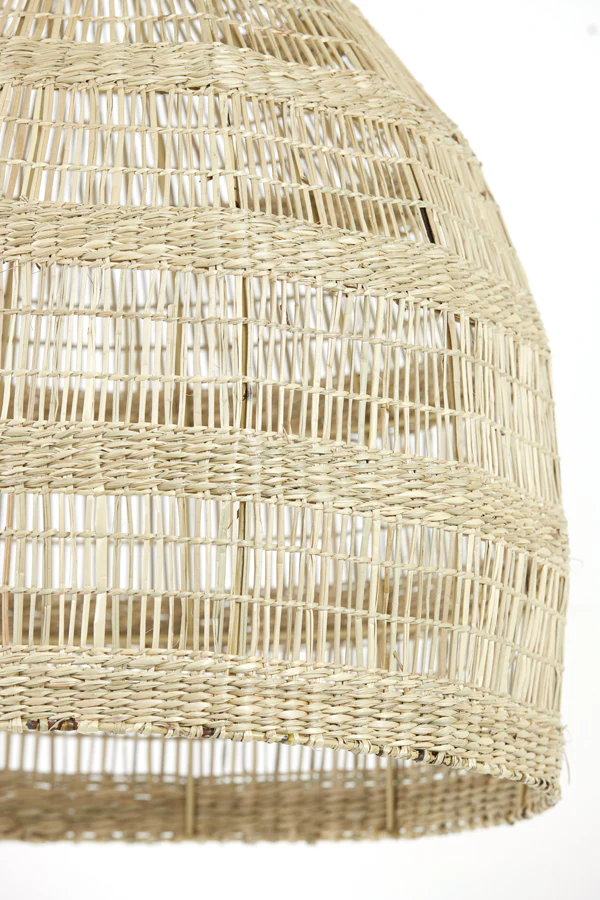 Hanging lamp 50x57 cm SAGAR seagrass natural - Image 5