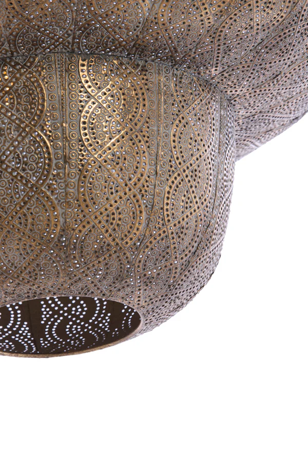 Hanging lamp 53x63,5 cm RYOTA brown gold - Image 4