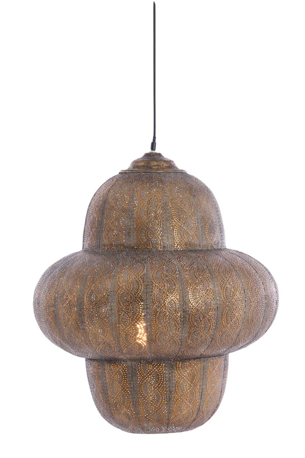 Hanging lamp 53x63,5 cm RYOTA brown gold - Image 6