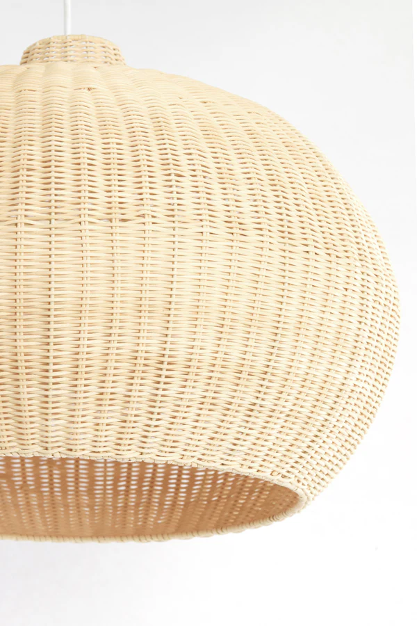 Hanging lamp 55x40,5 cm MELZOR rattan natural - Image 5