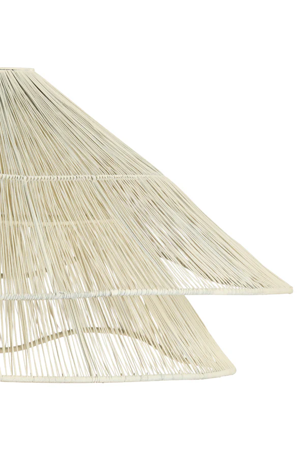 Hanging lamp 56x31 cm ALAMEDA cream - Image 3