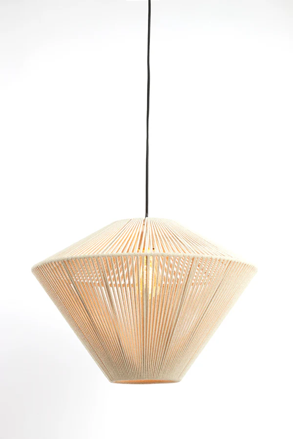 Hanging lamp 56x43 cm FELIDA cream - Image 7