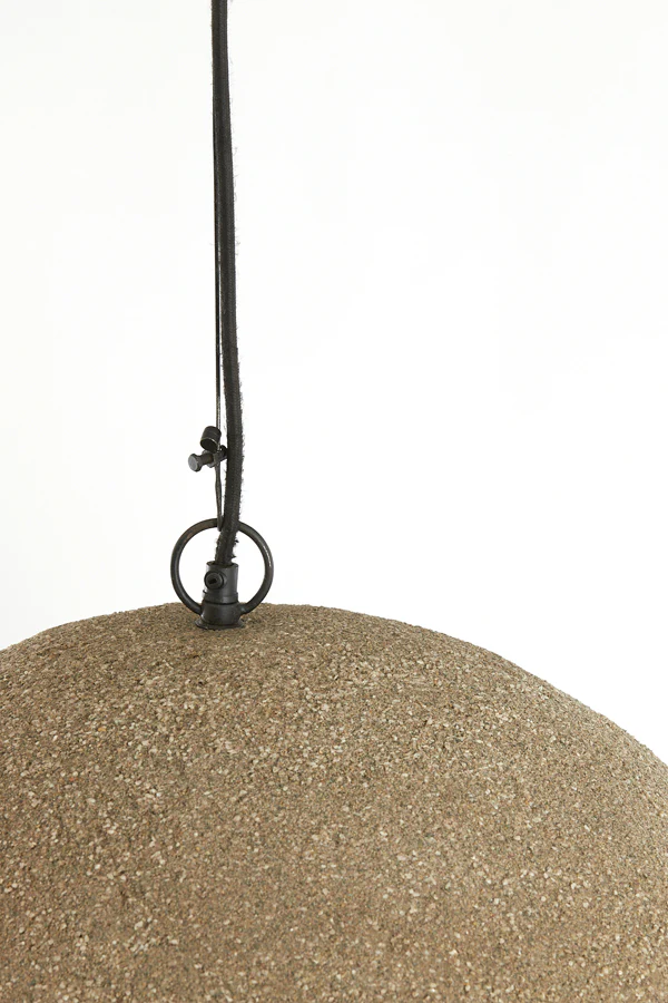 Hanging lamp 57x38 cm CELMIRA dark grey - Image 4