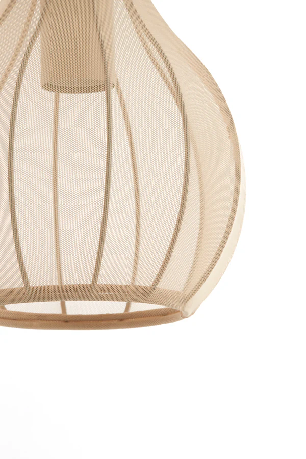 Hanging lamp 5L 100x15x21,5 cm ELATI sand - Image 7