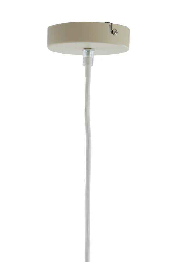 Hanging lamp 60x42,5 cm ZUBEDA linen natural - Image 2