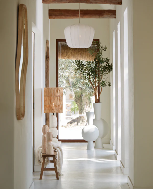 Hanging lamp 60x45 cm ZUBEDO cream - Image 9