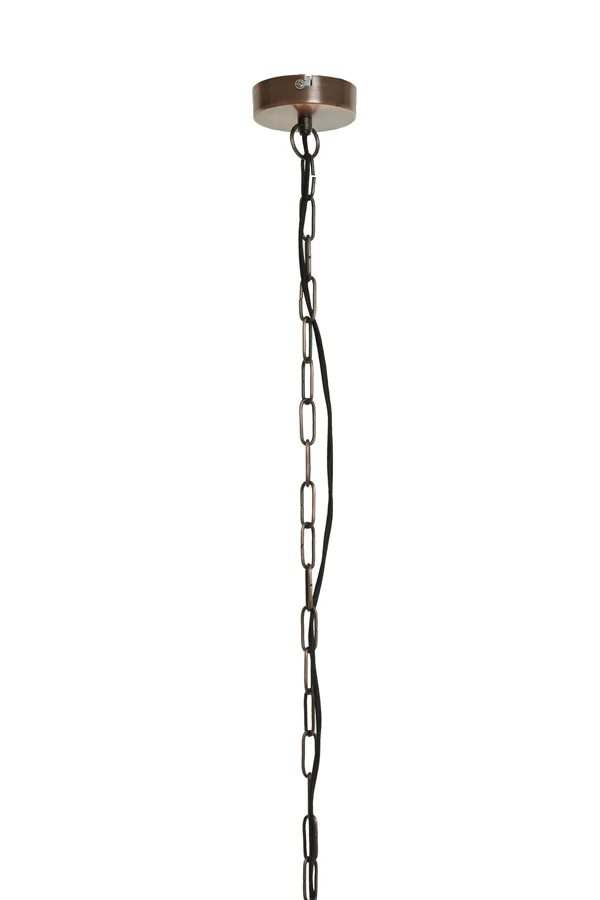 Hanging lamp 65x37 cm KASPER antique copper - Image 4